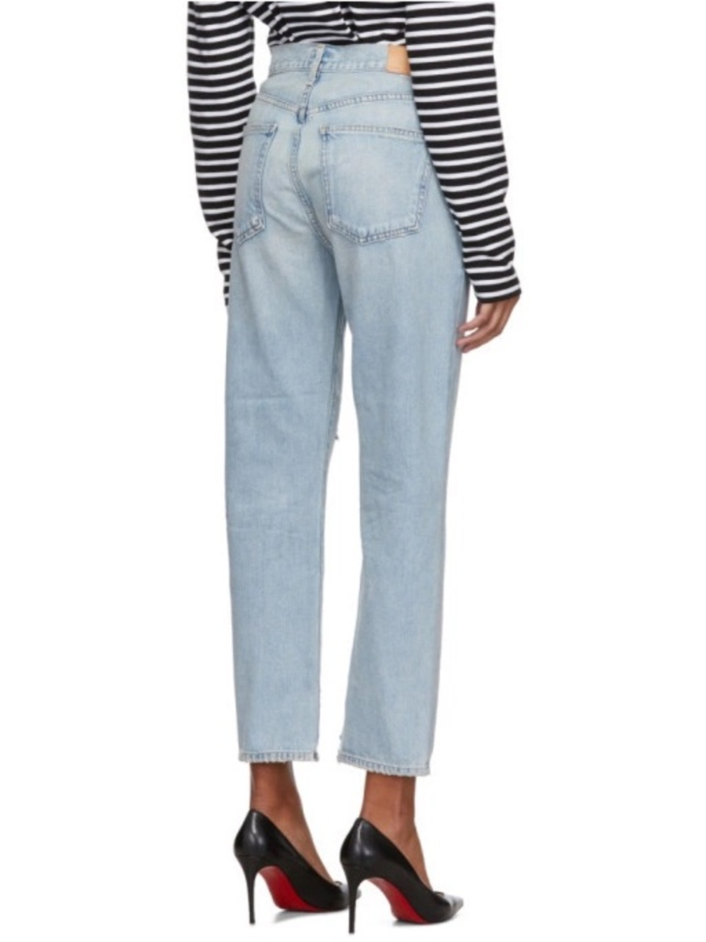 Citizens Of Humanity Light Blue High-Rise Straight Jeans